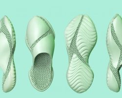 Light-curing fully 3D printed slippers with integrated design 1 hour to print