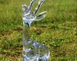 3d printing process model - full transparent surface treatment